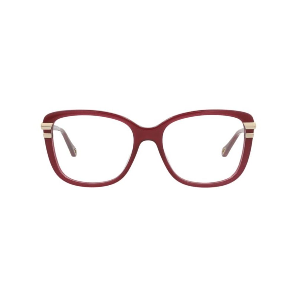 Chloé Square-Frame Bio Acetate Optical Frames Red Womens